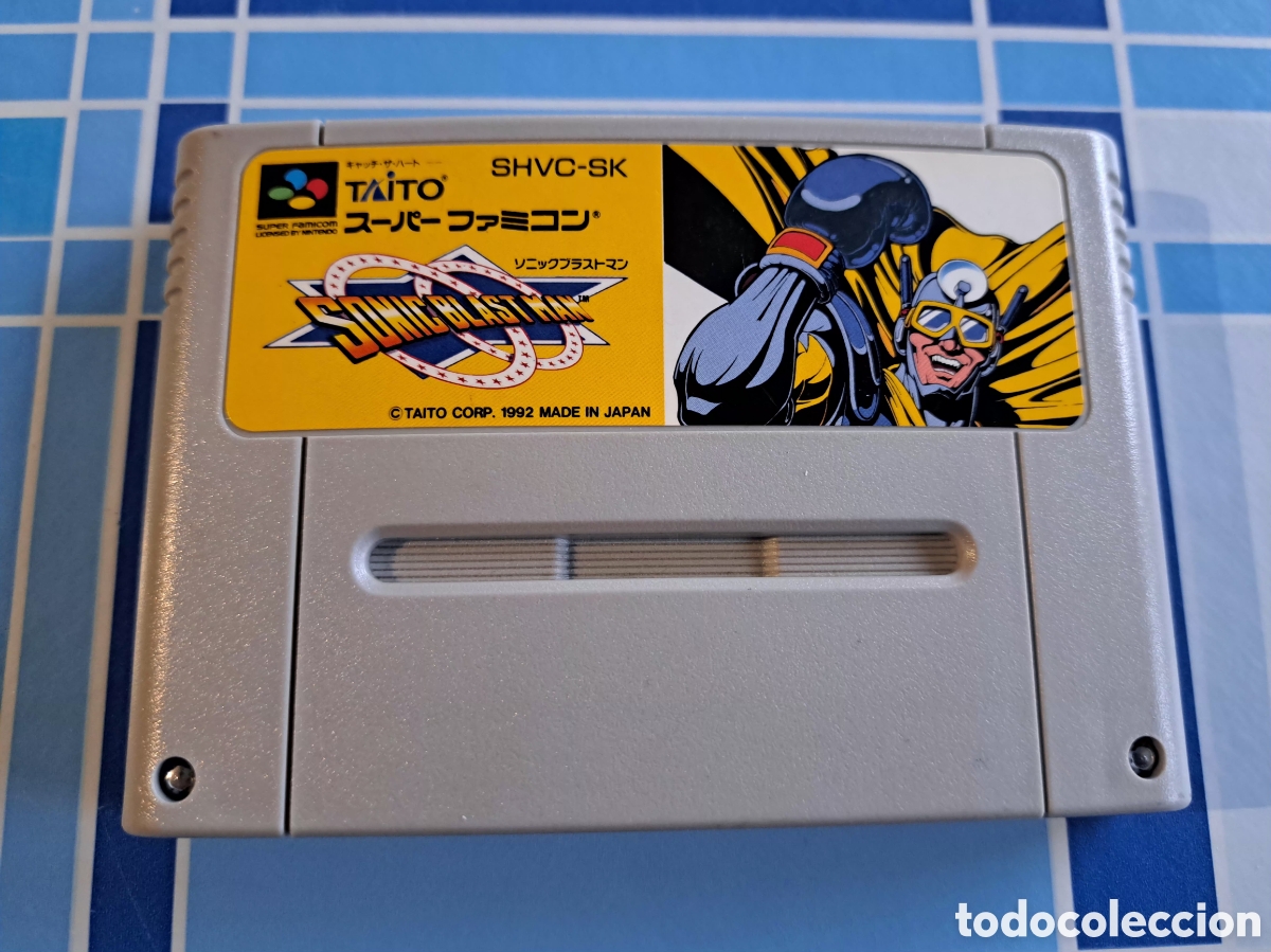 Videojuegos y Consolas: JUEGO SONIC BLASTMAN SUPER FAMICOM VERSION JAPONESA SUPER NINTENDO SUPERNES SN