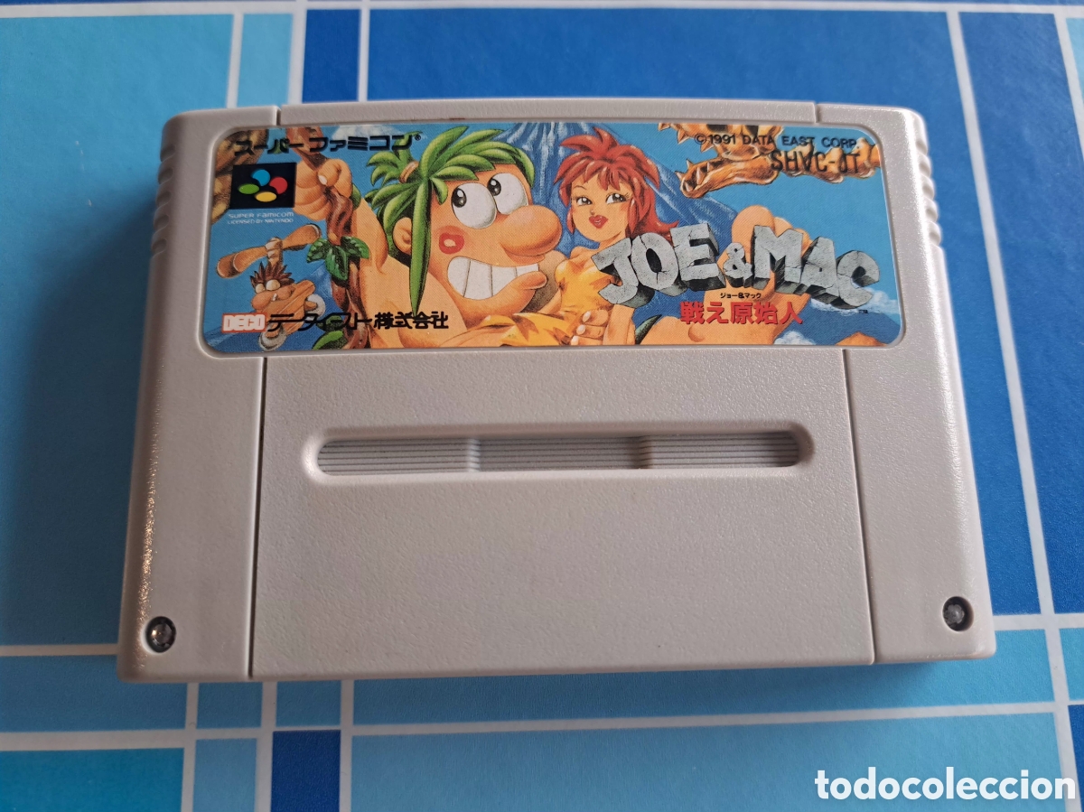 Videojuegos y Consolas: JUEGO JOE AND MAC CAVEMAN NINJA SUPER FAMICOM VERSION JAPONESA SUPER NINTENDO SUPERNES SN