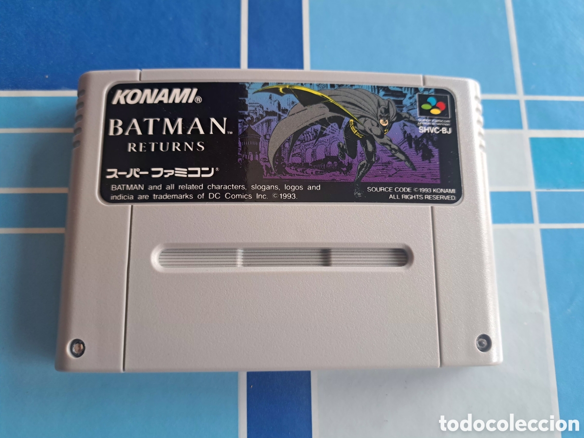 Videojuegos y Consolas: JUEGO BATMAN RETURNS SUPER FAMICOM SUPER NINTENDO JAPONESA SUPERNES SN