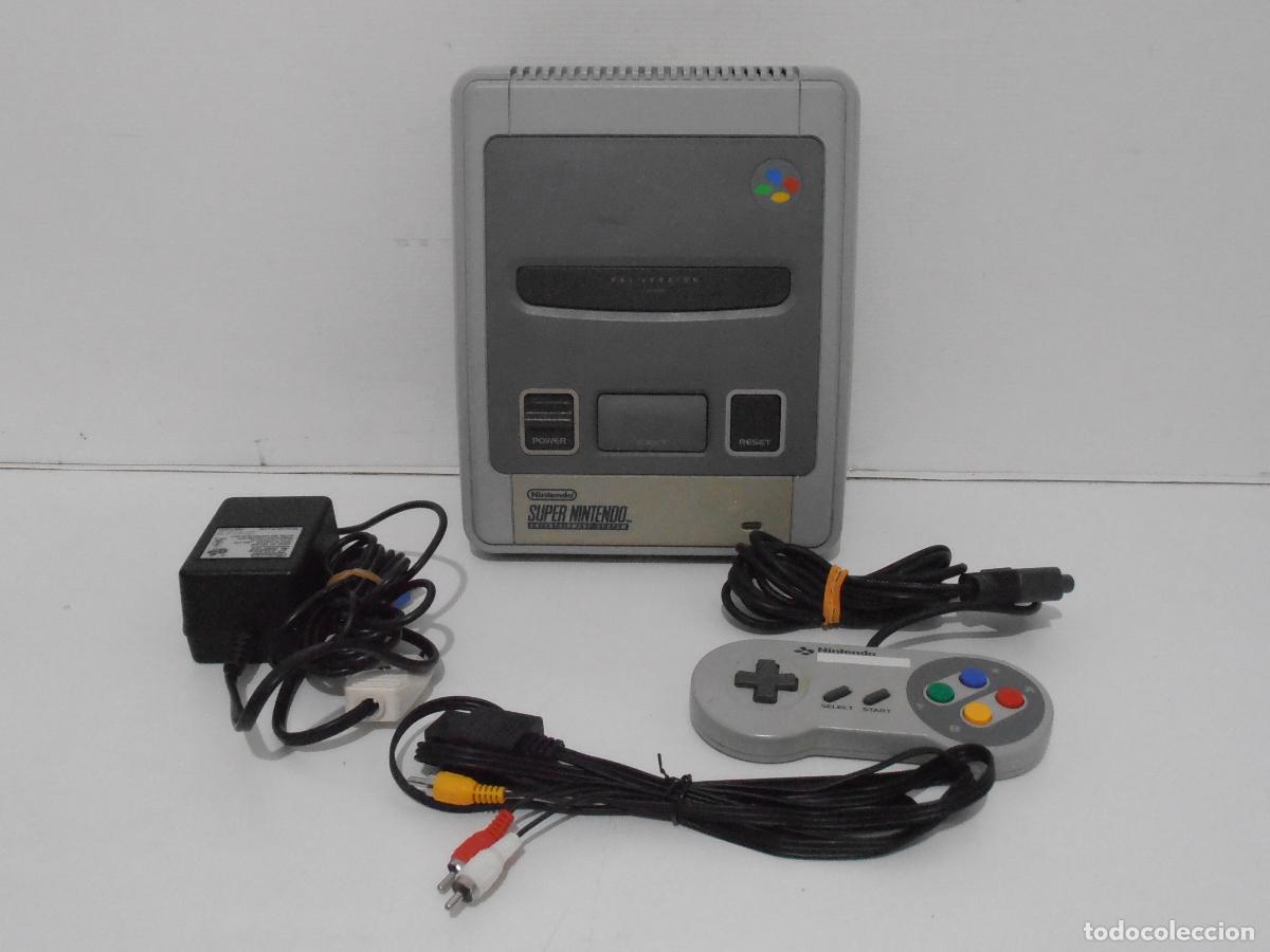 Videojuegos y Consolas: CONSOLA SUPER NINTENDO COMPLETA Y FUNCIONANDO, MANDO, CABLES, TRANSFORMADOR
