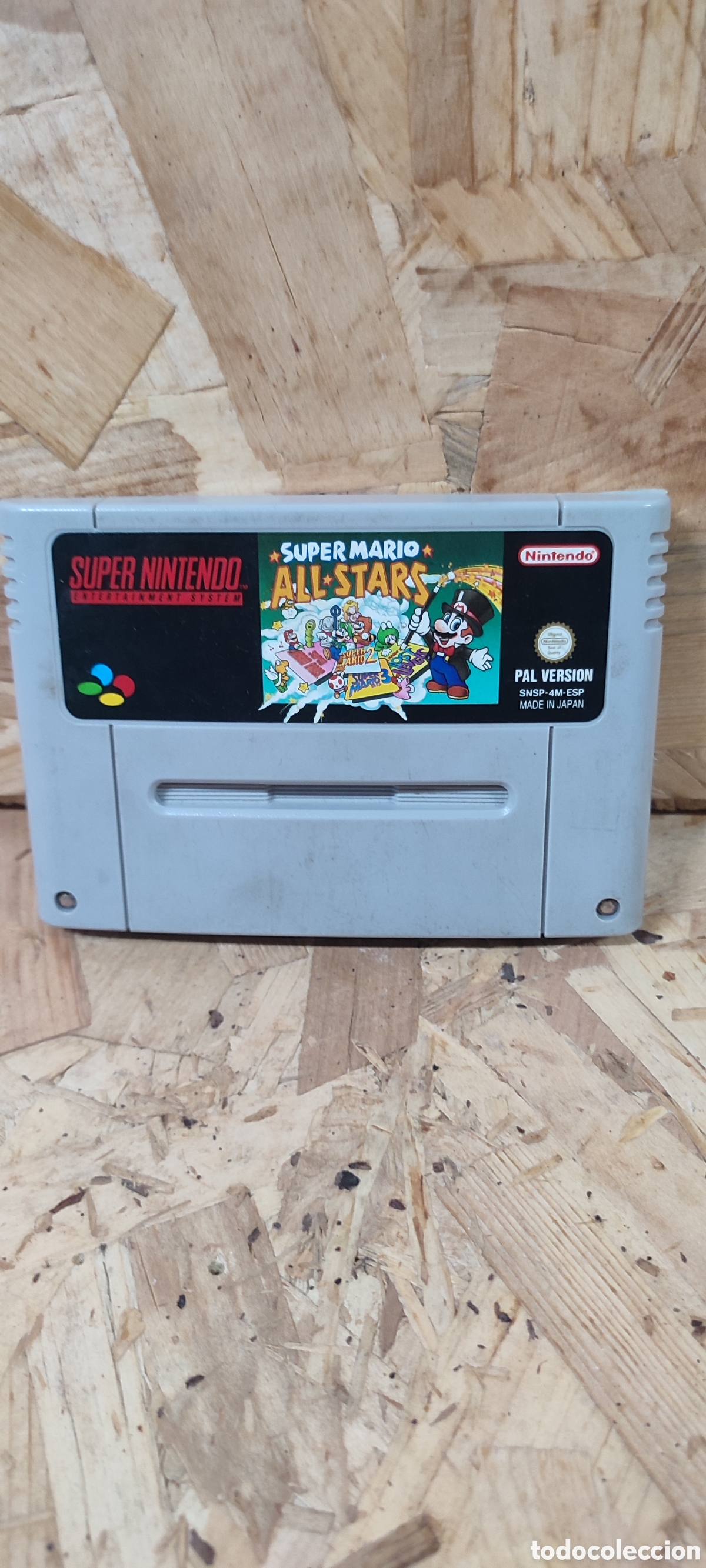 Videojuegos y Consolas: Juego Super Mario All Star de Super Nintendo.