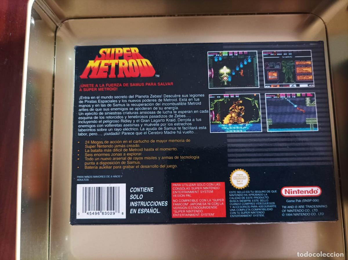 Videojuegos y consolas: Juego super Nintendo supermetroid. - Foto 2