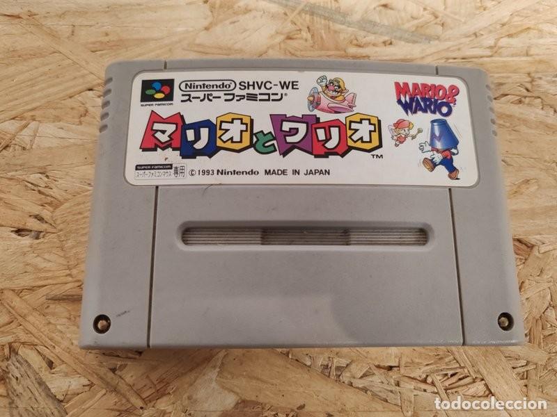 Videojuegos y consolas: Mario & Wario Super Famicom Cartucho Jap&oacute;n