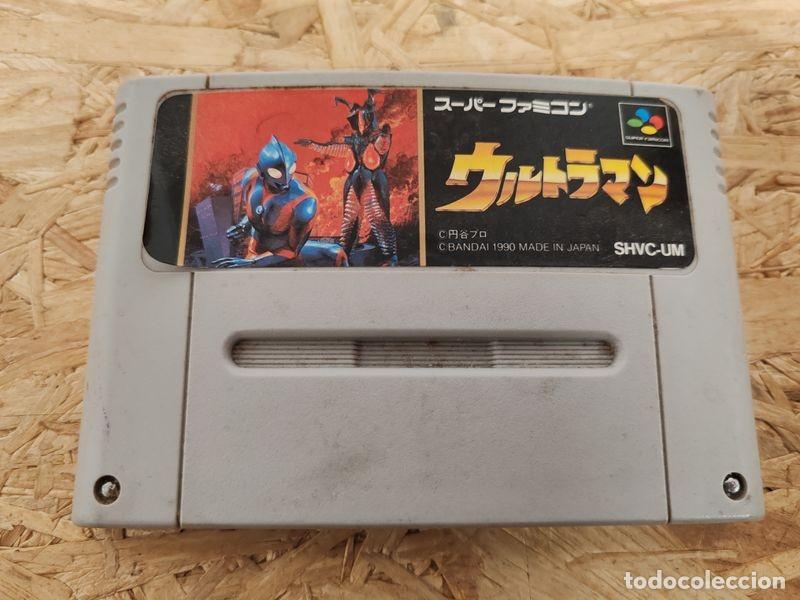 Videojuegos y consolas: Cartucho Super Famicom Ultraman (Jap&oacute;n)