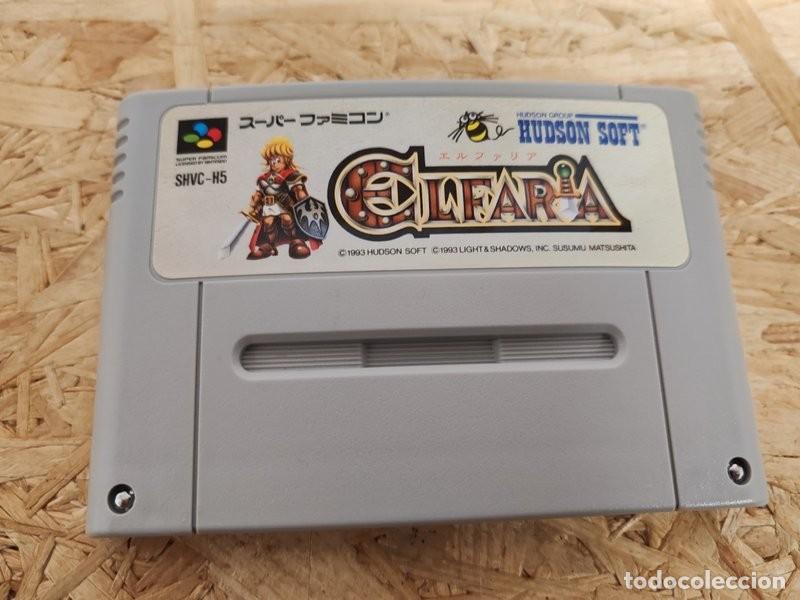 Videojuegos y consolas: Cartucho Elfaria SuperFamicom RPG Super Famicom Jap&oacute;n