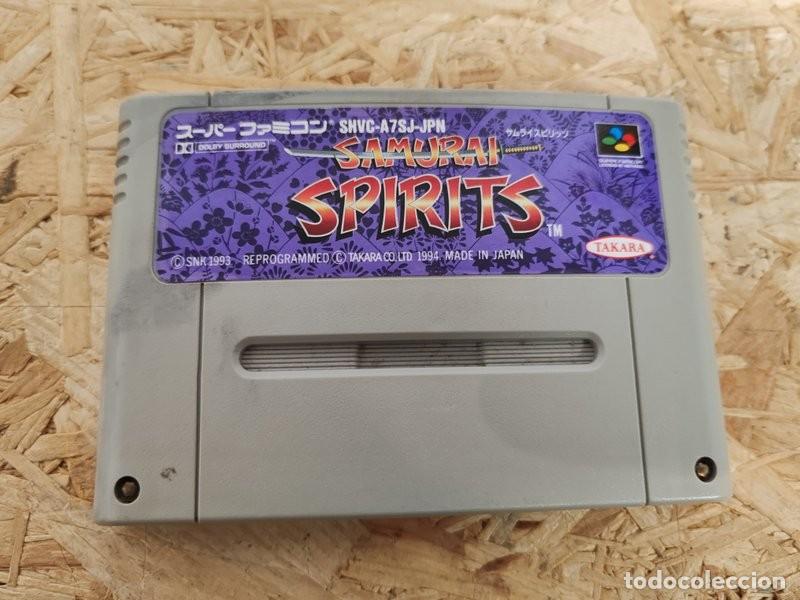 Videojuegos y consolas: Cartucho Samurai Spirits Super Famicom JPN Jap&oacute;n