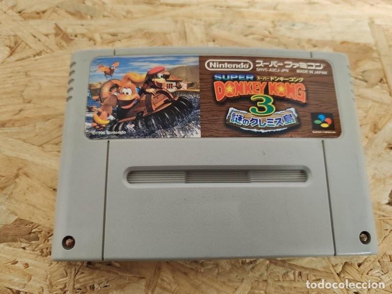 Videojuegos y consolas: Cartucho Super Donkey Kong 3 Super Famicom Jap&oacute;n