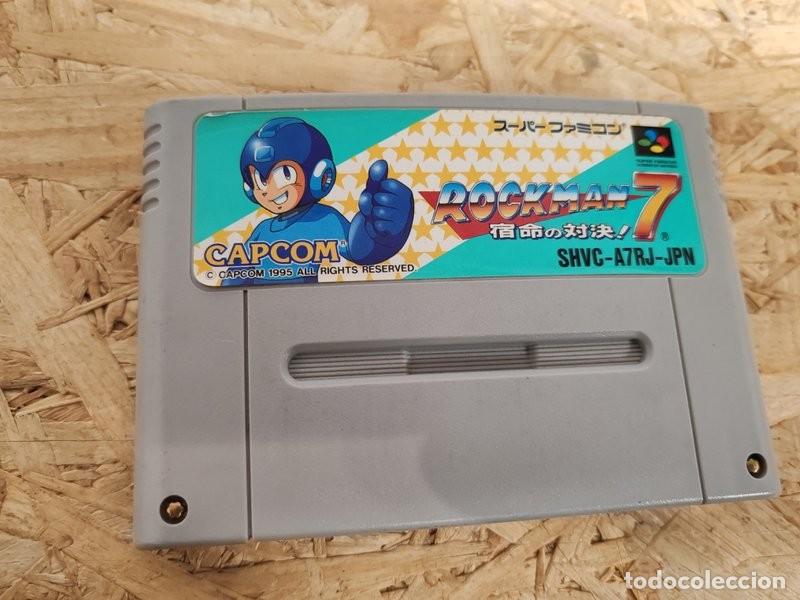 Videojuegos y consolas: Rockman 7 Super Famicom Cartucho SHVC-006 Jap&oacute;n