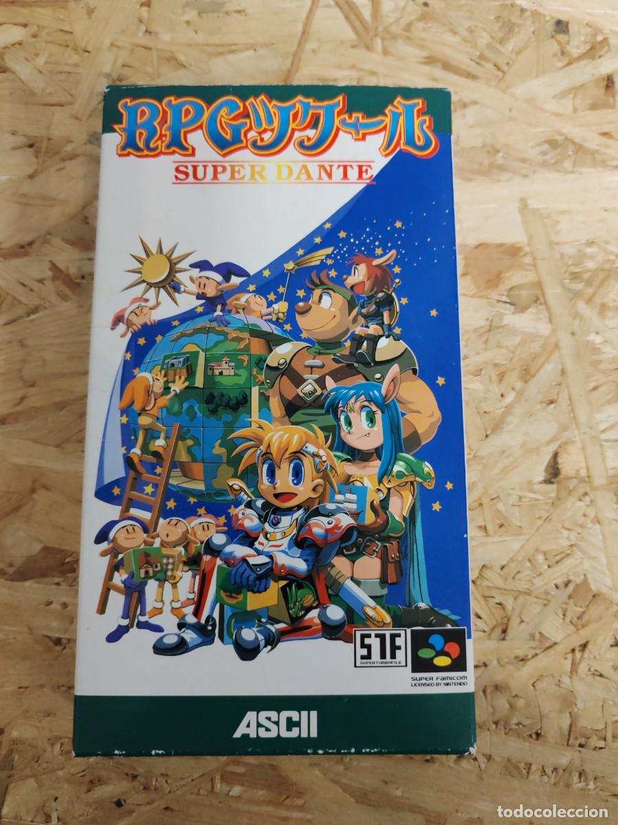 Videojuegos y consolas: RPG Tsukuru: Super Dante Super Famicom Jap&oacute;n