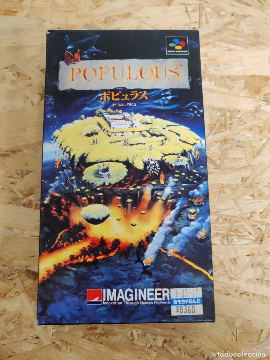 Videojuegos y consolas: Populous Super Famicom Jap&oacute;n