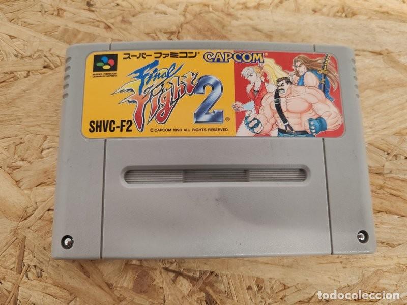 Videojuegos y consolas: Cartucho Final Fight 2 Super Famicom Capcom Jap&oacute;n