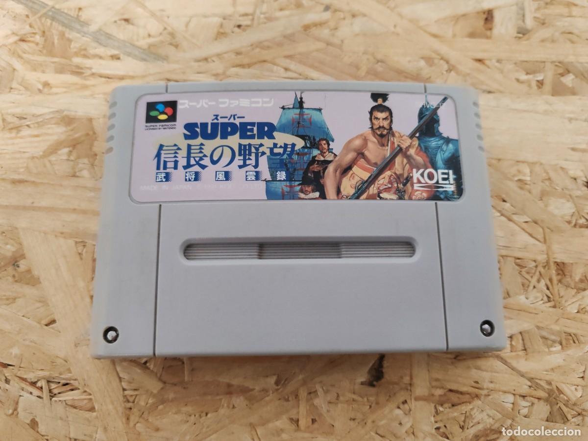 Videojogos e Consolas: Super Nobunaga no Yabou: Bushou Fuuunroku Super Famicom Jap&oacute;n
