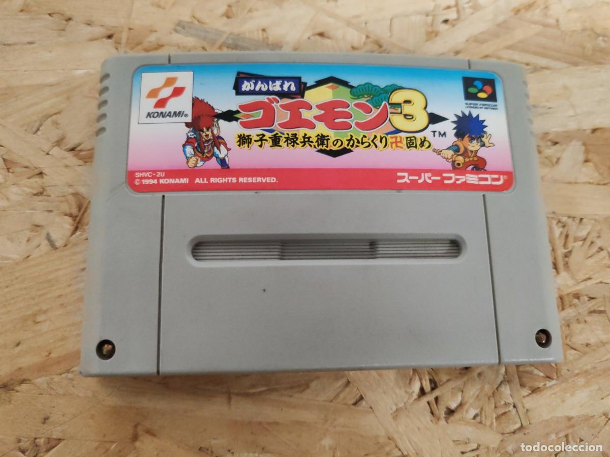 Videojuegos y consolas: Ganbare Goemon 3: Shishijuurokubee no Karakuri Manjigatame Super Famicom Jap&oacute;n
