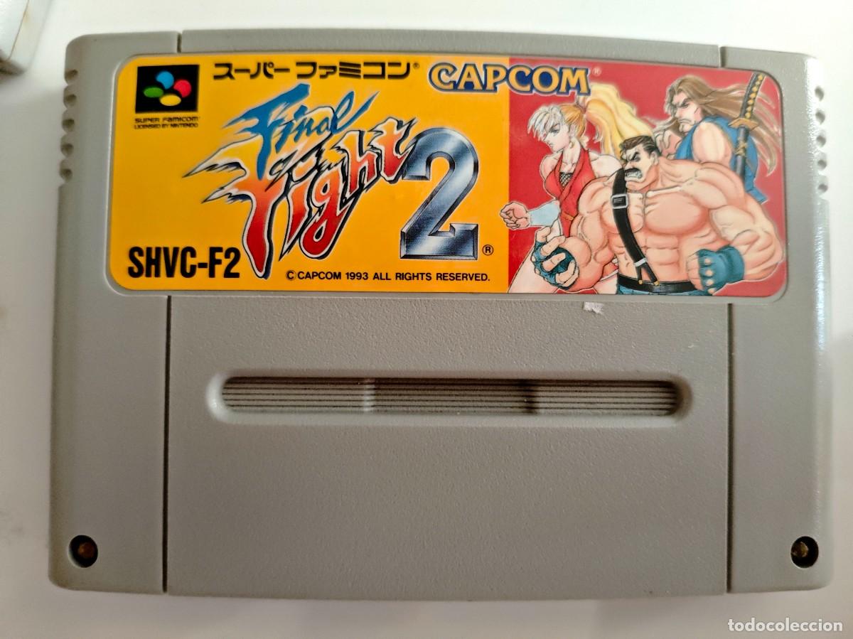 Videojuegos y consolas: Cartucho Super famicom final fight 2