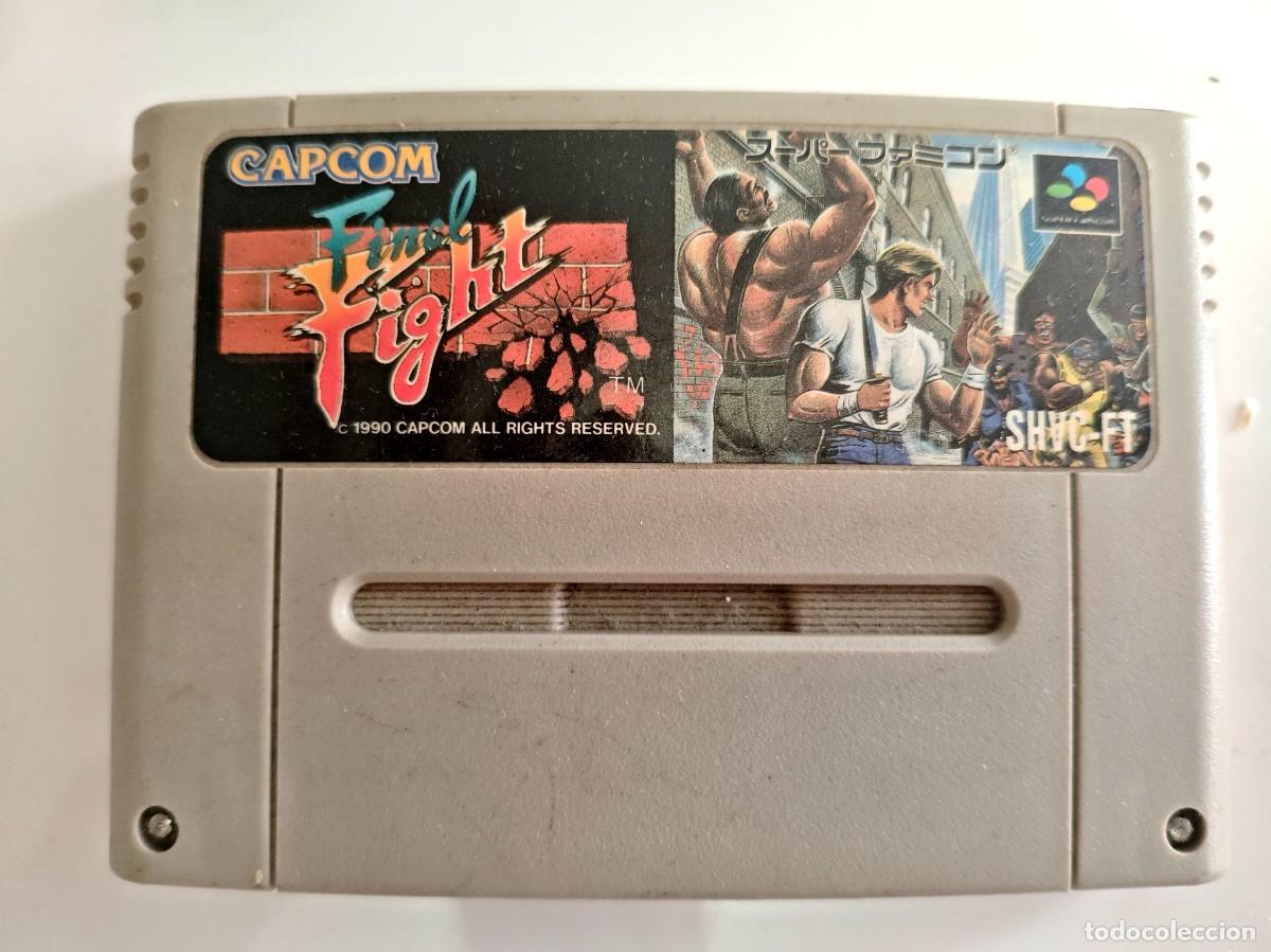Videojuegos y consolas: Cartucho Super famicom final fight