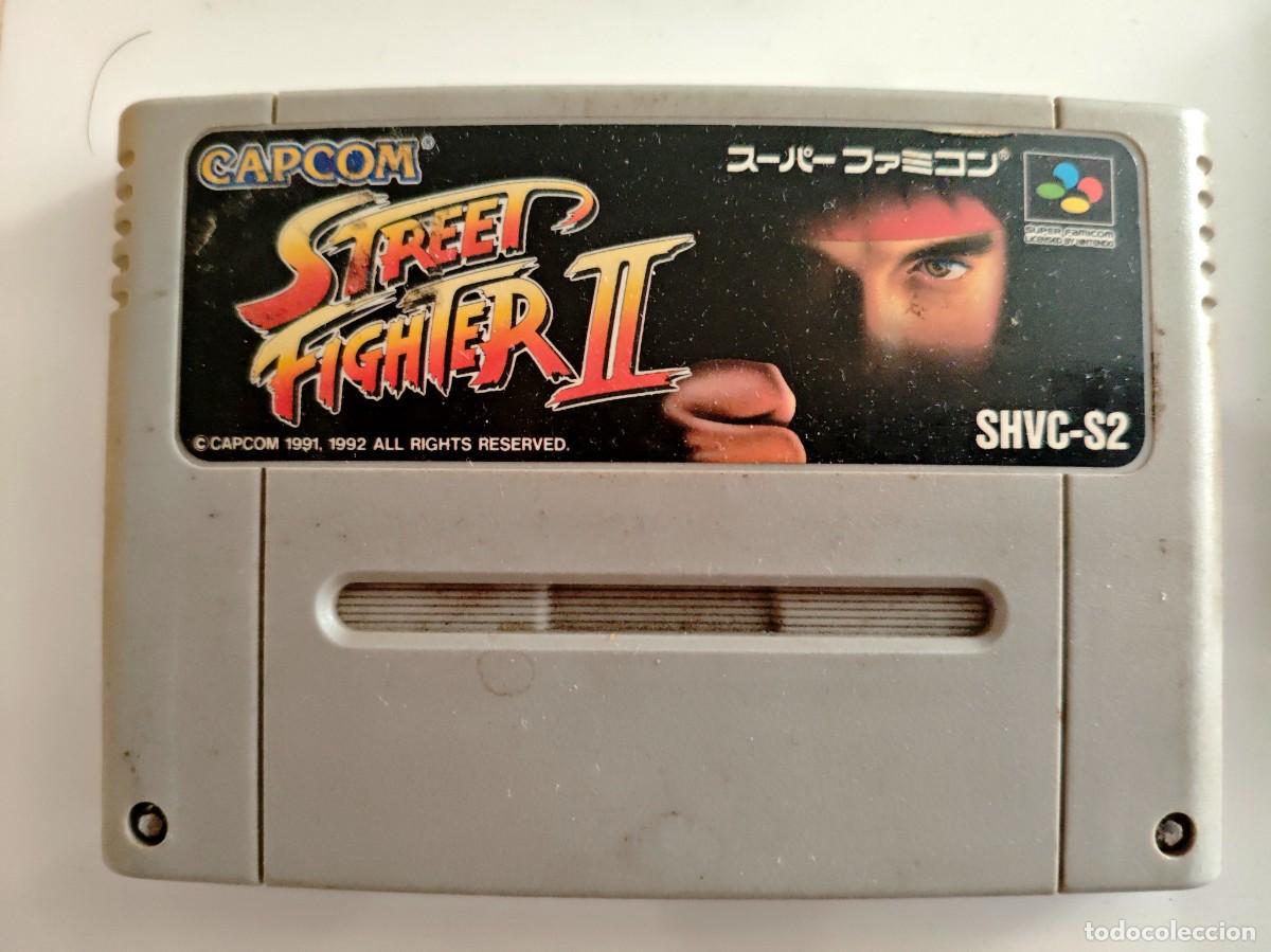 Videojuegos y consolas: Cartucho Super famicom Street fighter 2