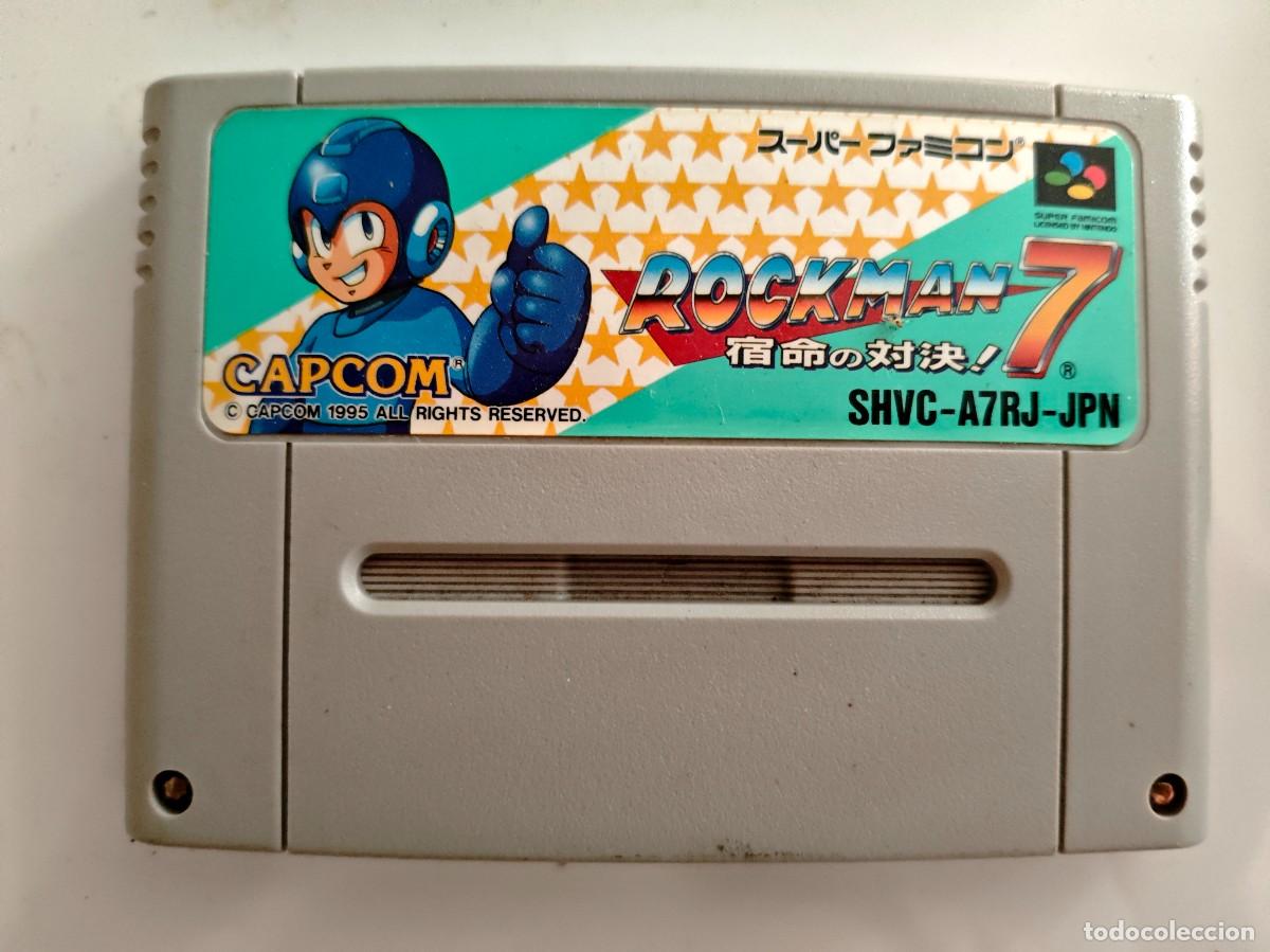 Videojuegos y consolas: Cartucho Super famicom MegaMan 7