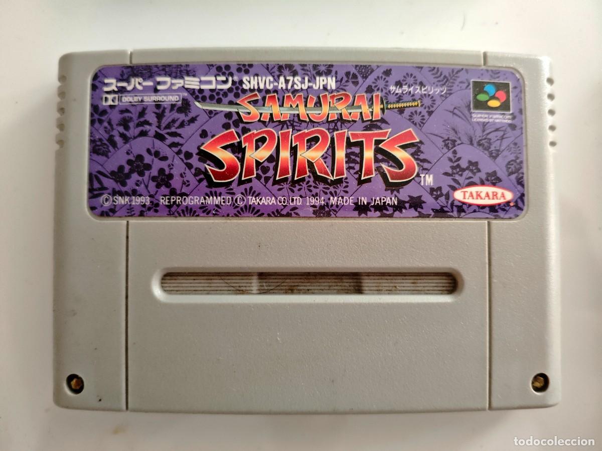 Videojuegos y consolas: Cartucho Super famicom samurai spirits