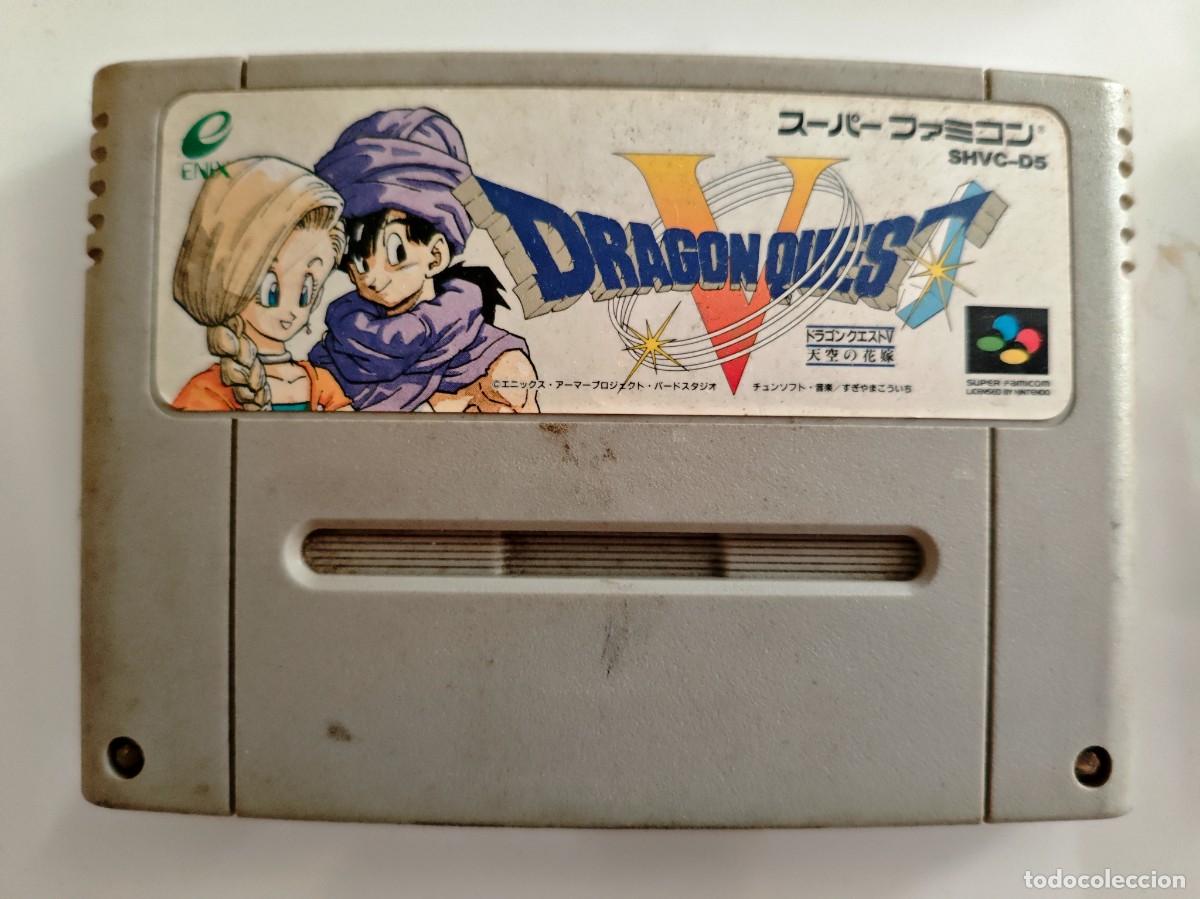 Videojuegos y consolas: Cartucho Super famicom drag&oacute;n quest V