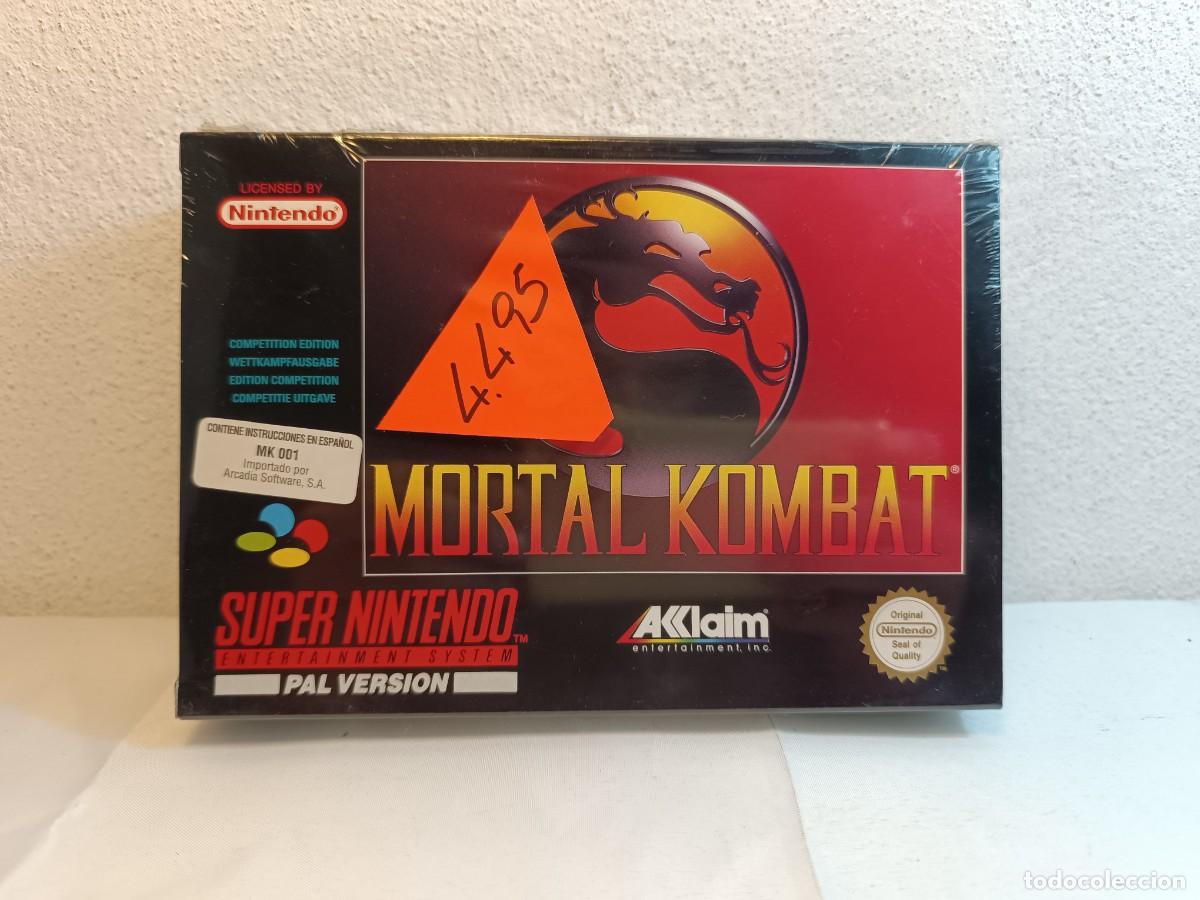 Videojuegos y consolas: Mortal Kombat Super Nintendo PAL Precintado !!