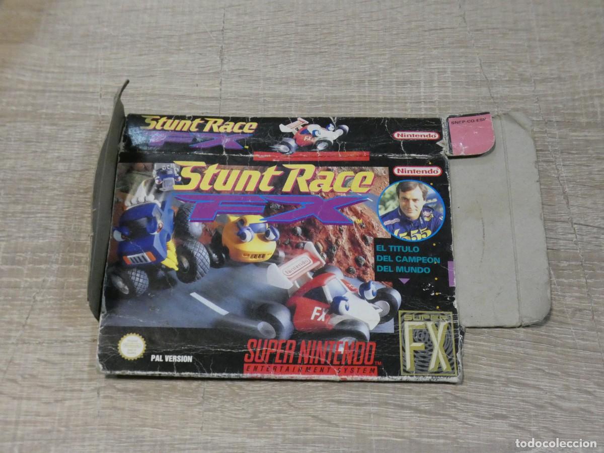 Videojuegos y consolas: ARKANSAS1980 VIDEOJUEGOS CAJA PACHUCHA STUNT RACE FX SUPER NES