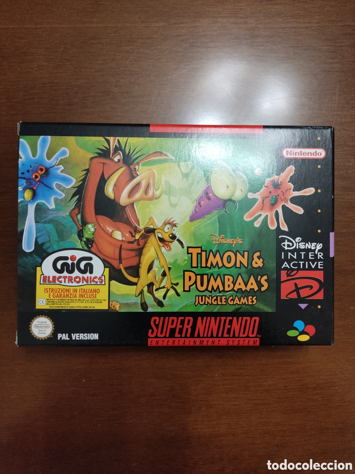 Videojuegos y consolas: SNES Timon & Pumbaa's Jungle Games Pal IT NUEVO