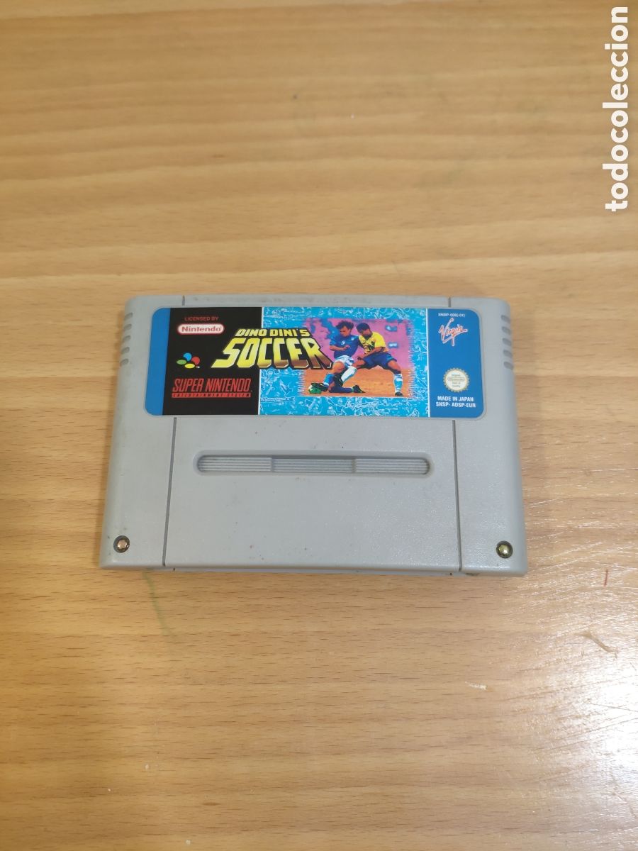 Video Games and Consoles: Dino Dini's Soccer Super Nintendo Snes