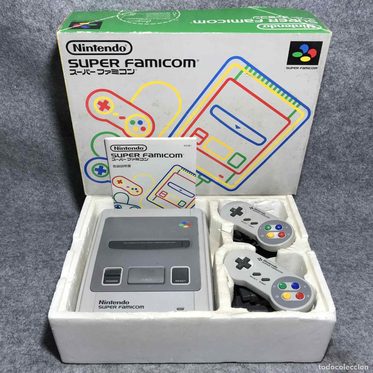 Videojuegos y consolas: CONSOLA NINTENDO SUPER FAMICOM CON CAJA+INSTRUCCIONES