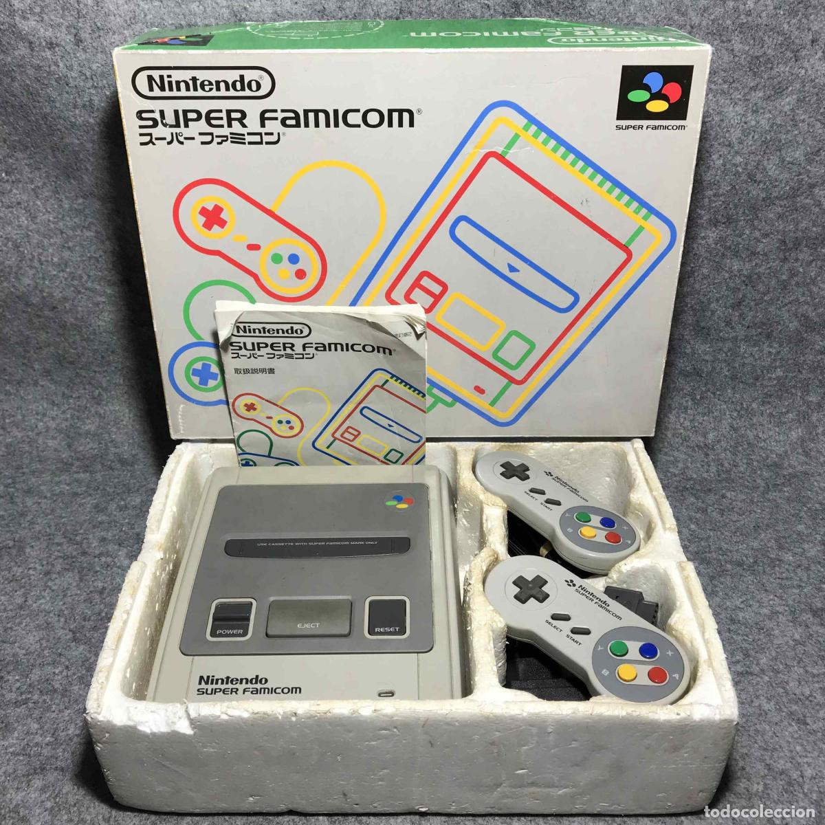Videojuegos y consolas: CONSOLA NINTENDO SUPER FAMICOM CON CAJA+INSTRUCCIONES