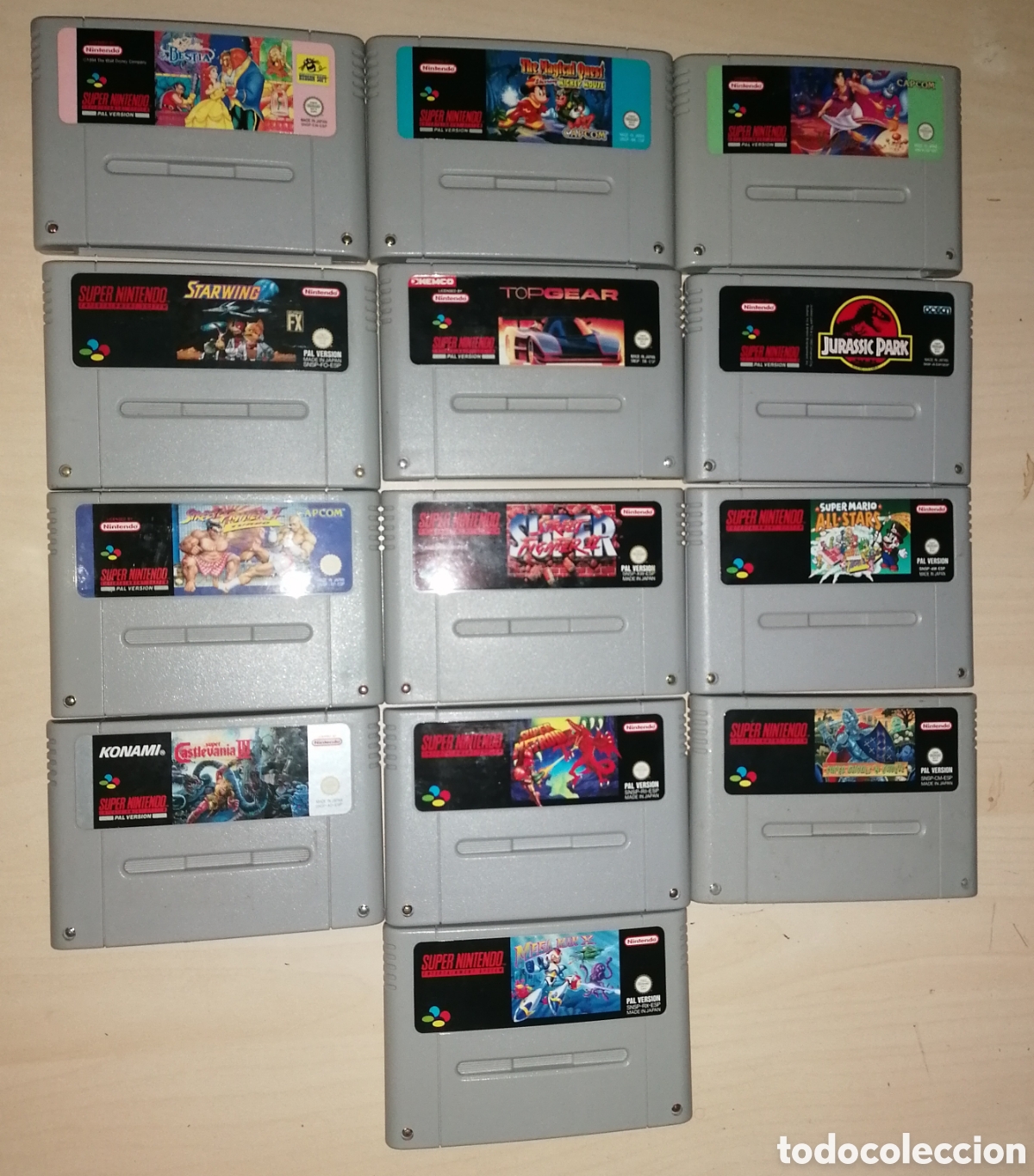 Videogiochi e Consoli: Lote SUPER NINTENDO - SUPER METROID, SUPER CASTLEVANIA IV, SUPER GHOULS&acute;N GHOSTS, MEGA MAN X ...