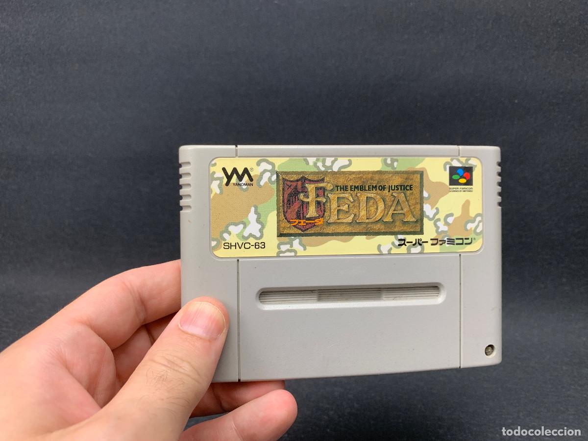Videojuegos y consolas: FEDA: The Emblem of Justice | Super Famicom | SHVC-63 | Probado
