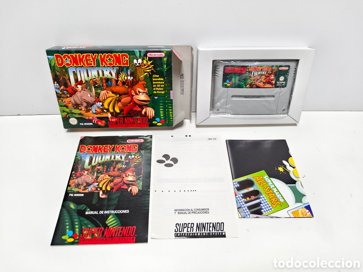 Videojuegos y consolas: Donkey Kong Country super nintendo SNES
