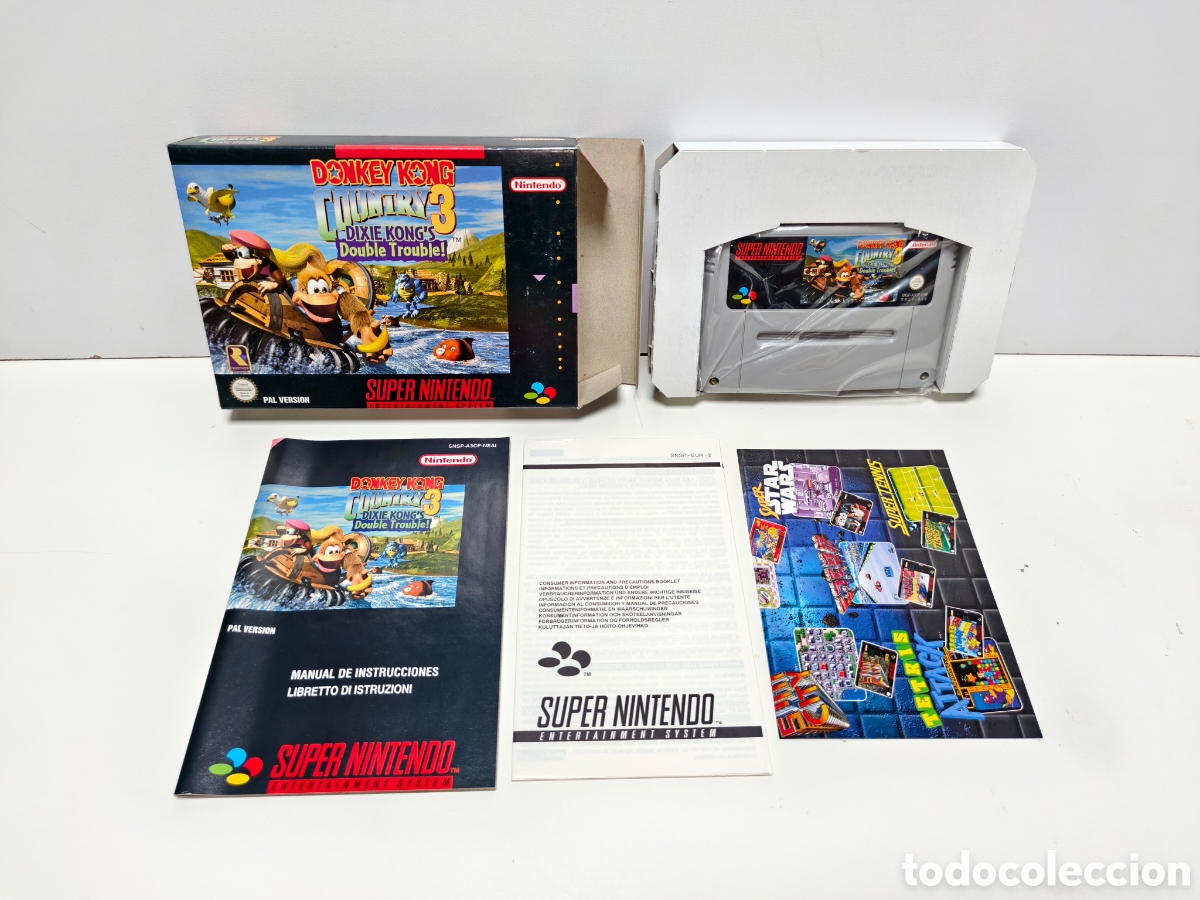 Videojuegos y consolas: Donkey Kong 3 dixie kong's double trouble! super nintendo SNES