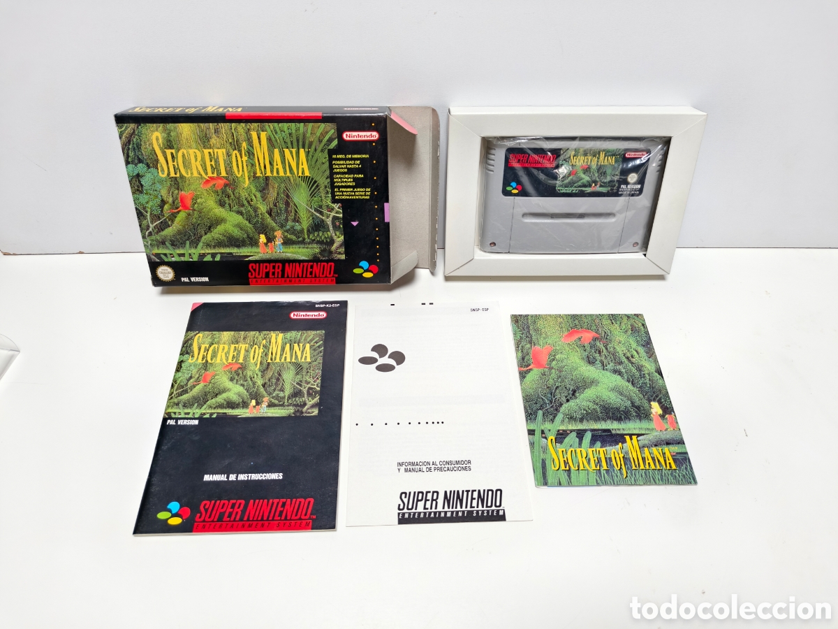 Videojuegos y consolas: Secret of Mana super nintendo SNES