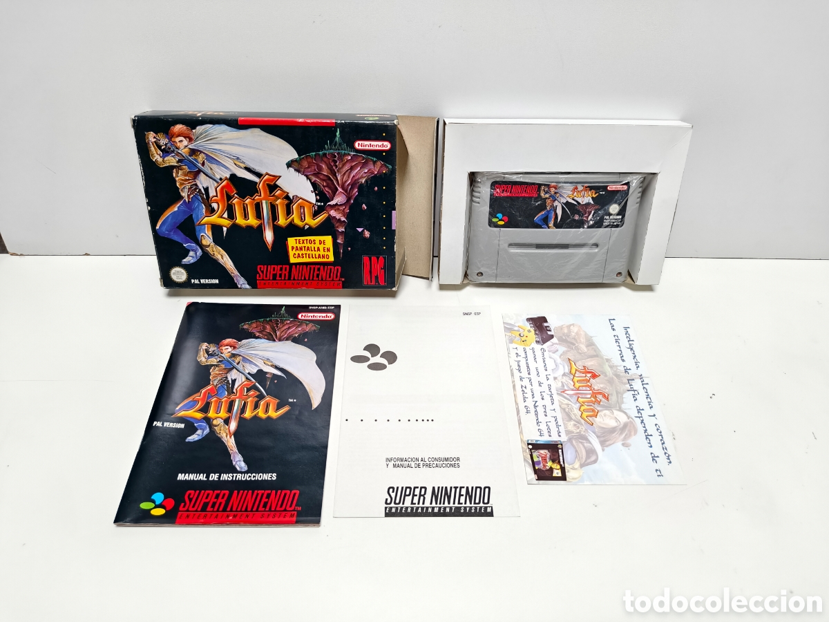 Videojuegos y consolas: Lufia super nintendo SNES
