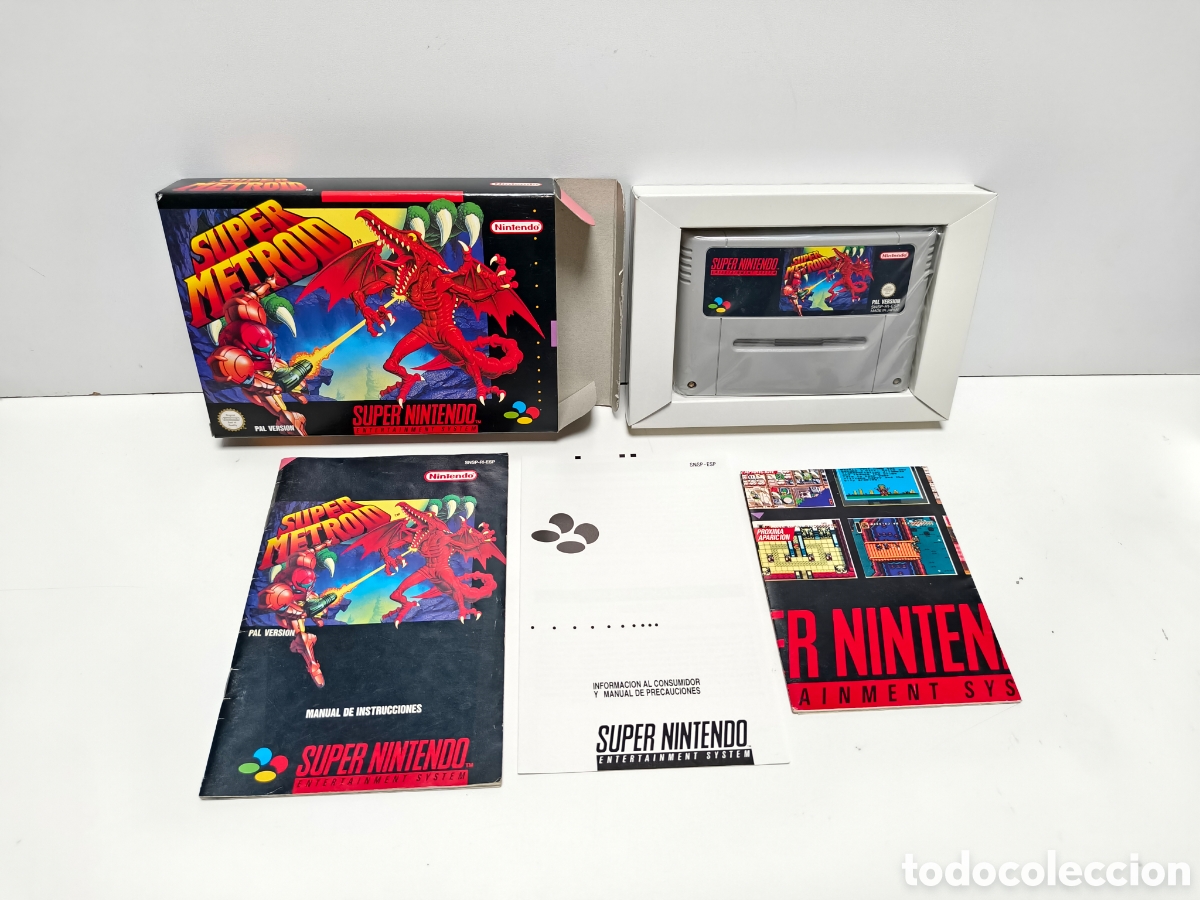 Videojuegos y consolas: Super Metroid super nintendo SNES