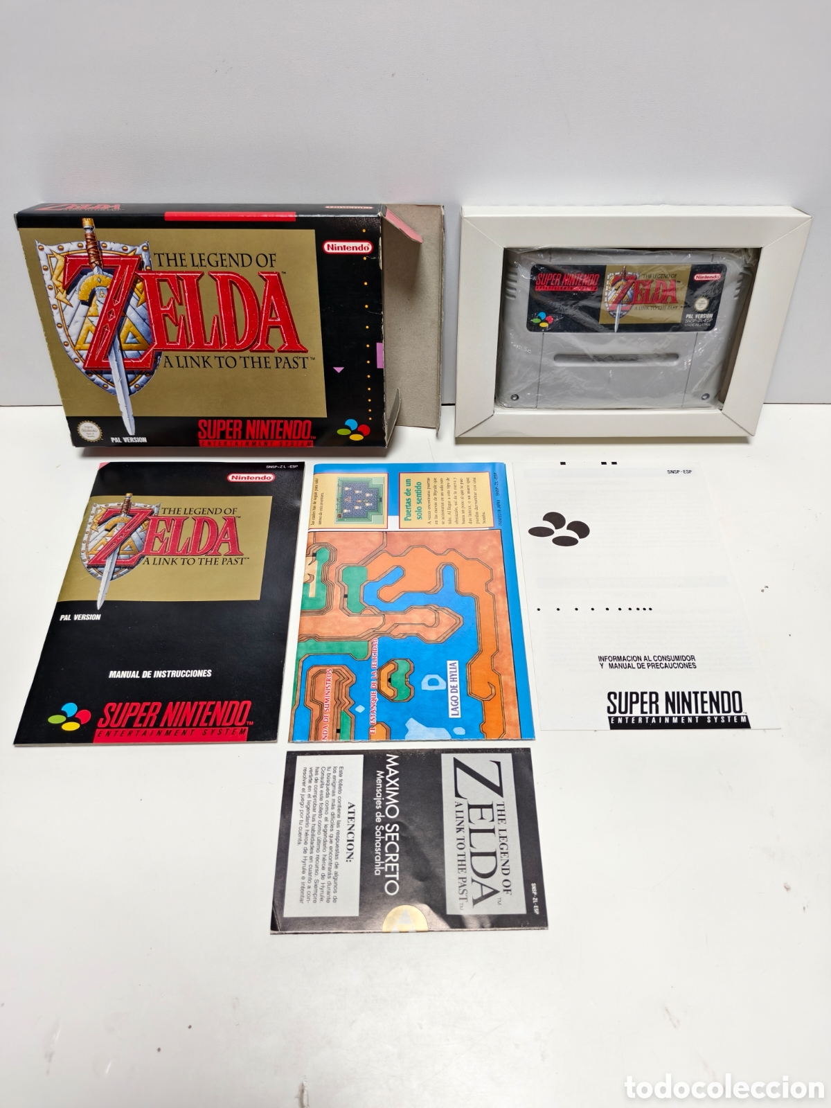 Videojuegos y consolas: The Legend of Zelda a link to the past super nintendo SNES