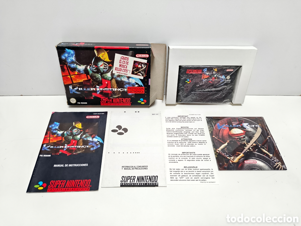 Videojuegos y consolas: Killer Instinct super nintendo SNES
