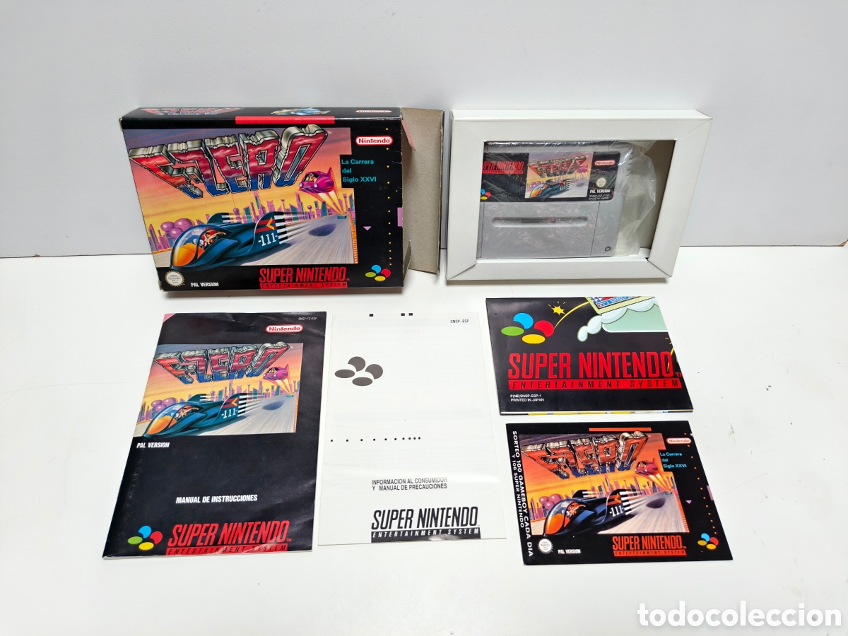 Videojuegos y consolas: F-Zero super nintendo SNES