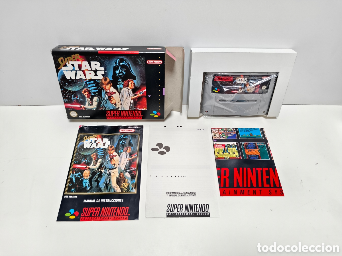 Videojuegos y consolas: Super Star Wars super nintendo SNES