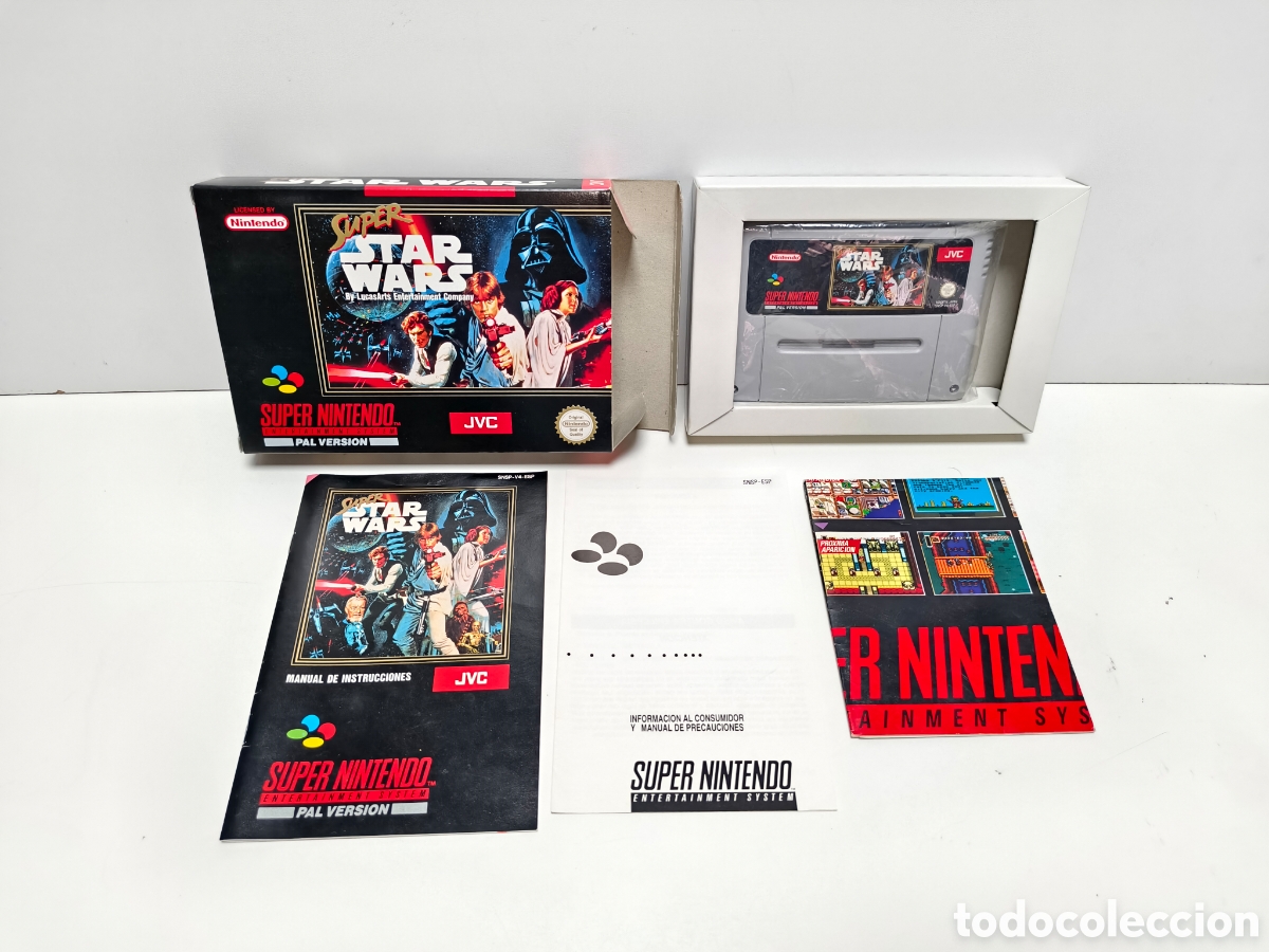 Videojuegos y consolas: Super Star Wars jvc super nintendo SNES