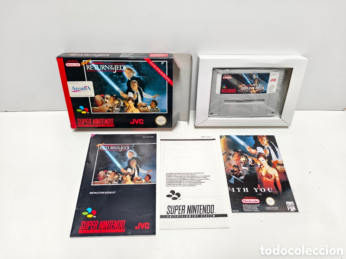 Videojuegos y consolas: Super Star Wars Return to the Jedi super nintendo SNES