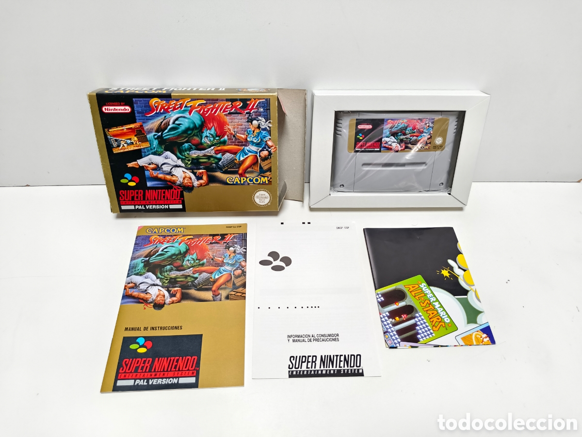 Videojuegos y consolas: Street Fighter II super nintendo SNES