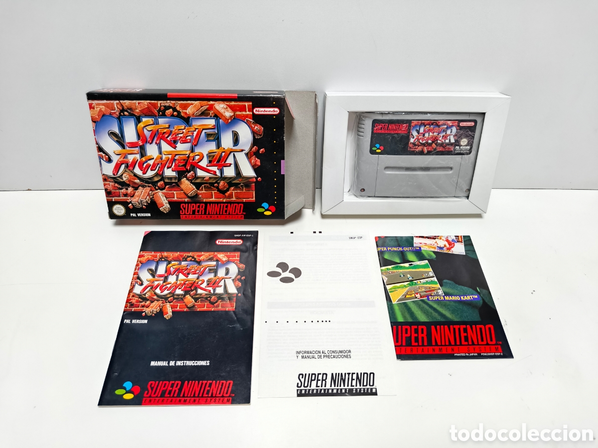 Videojuegos y consolas: Super Street Figther II super nintendo SNES