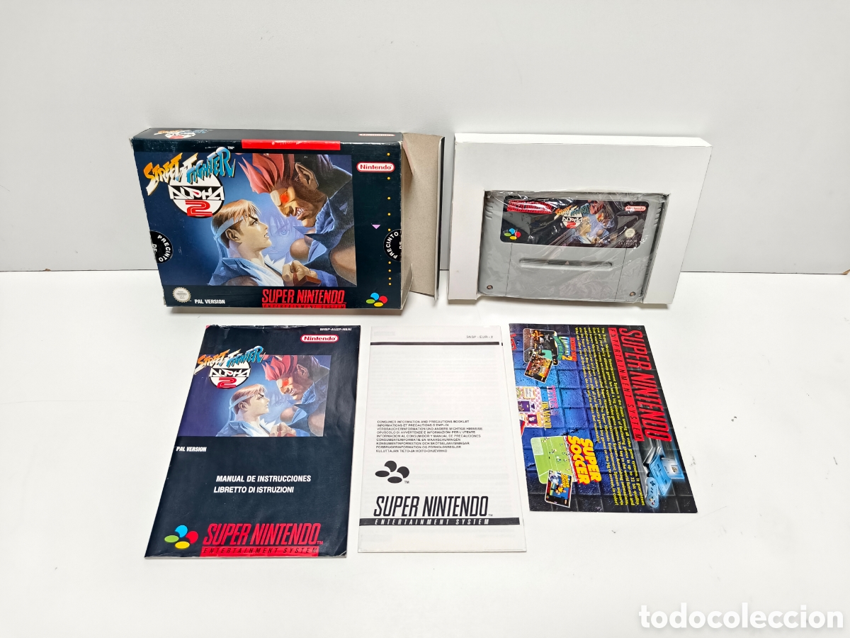 Videojuegos y consolas: Street Fighter Alpha 2 super nintendo SNES