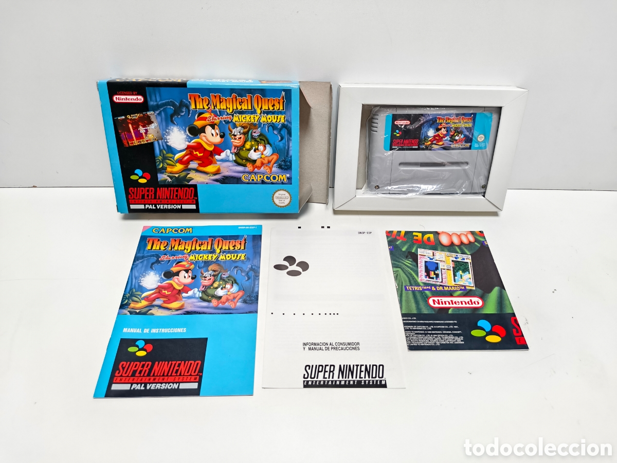 Videojuegos y consolas: The Magical Quest starring mickey mouse super nintendo SNES
