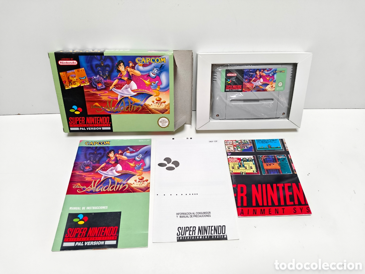 Videojuegos y consolas: Aladdin super nintendo SNES
