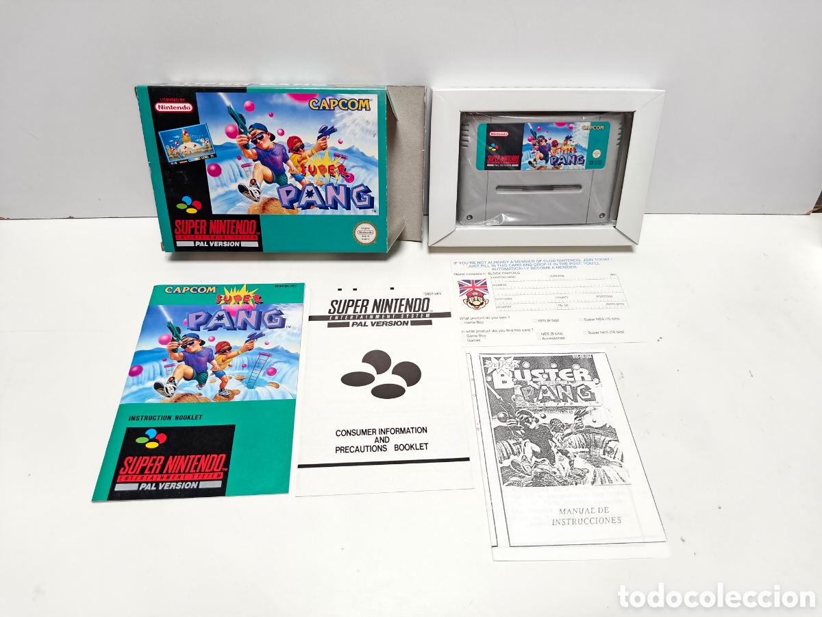 Videojuegos y consolas: Super Pang super nintendo SNES