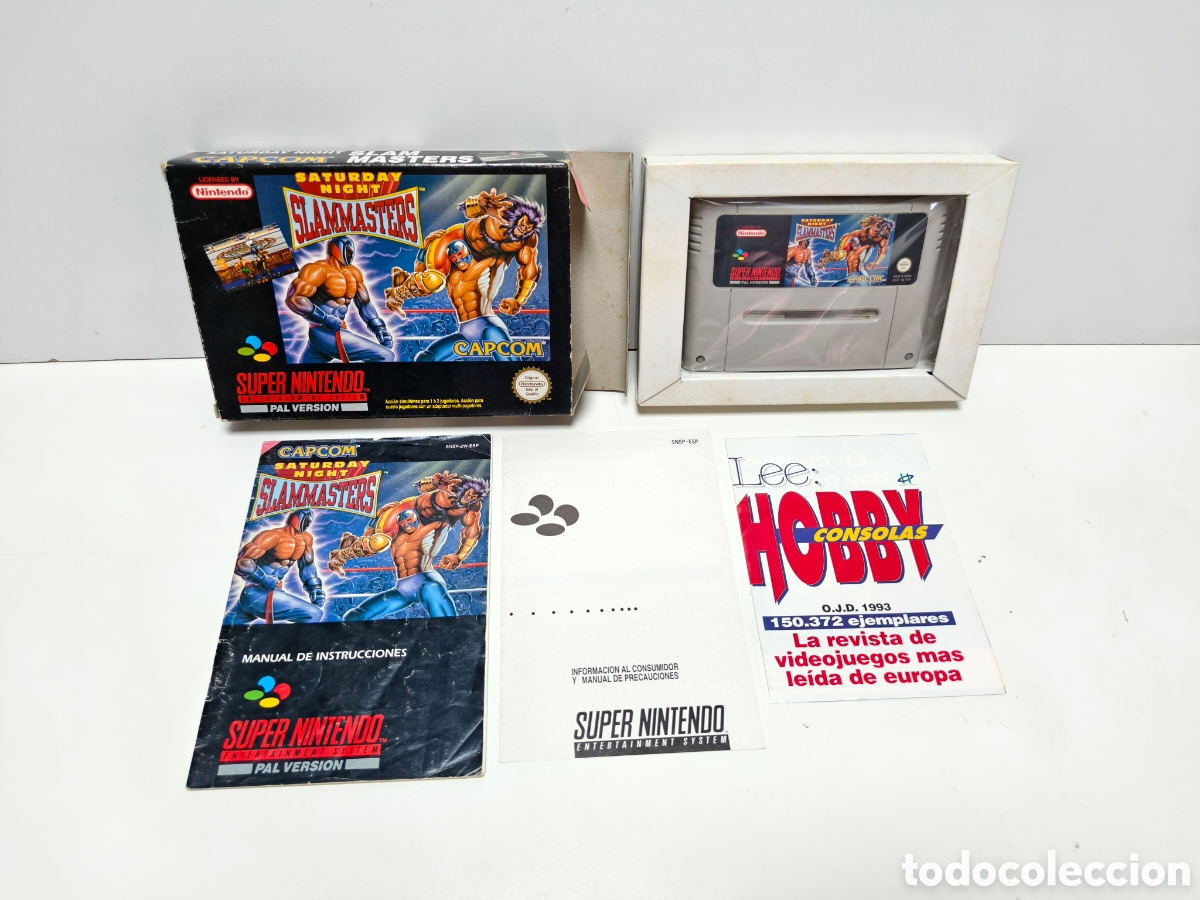 Videojuegos y consolas: Saturday Night Slammasters super nintendo SNES