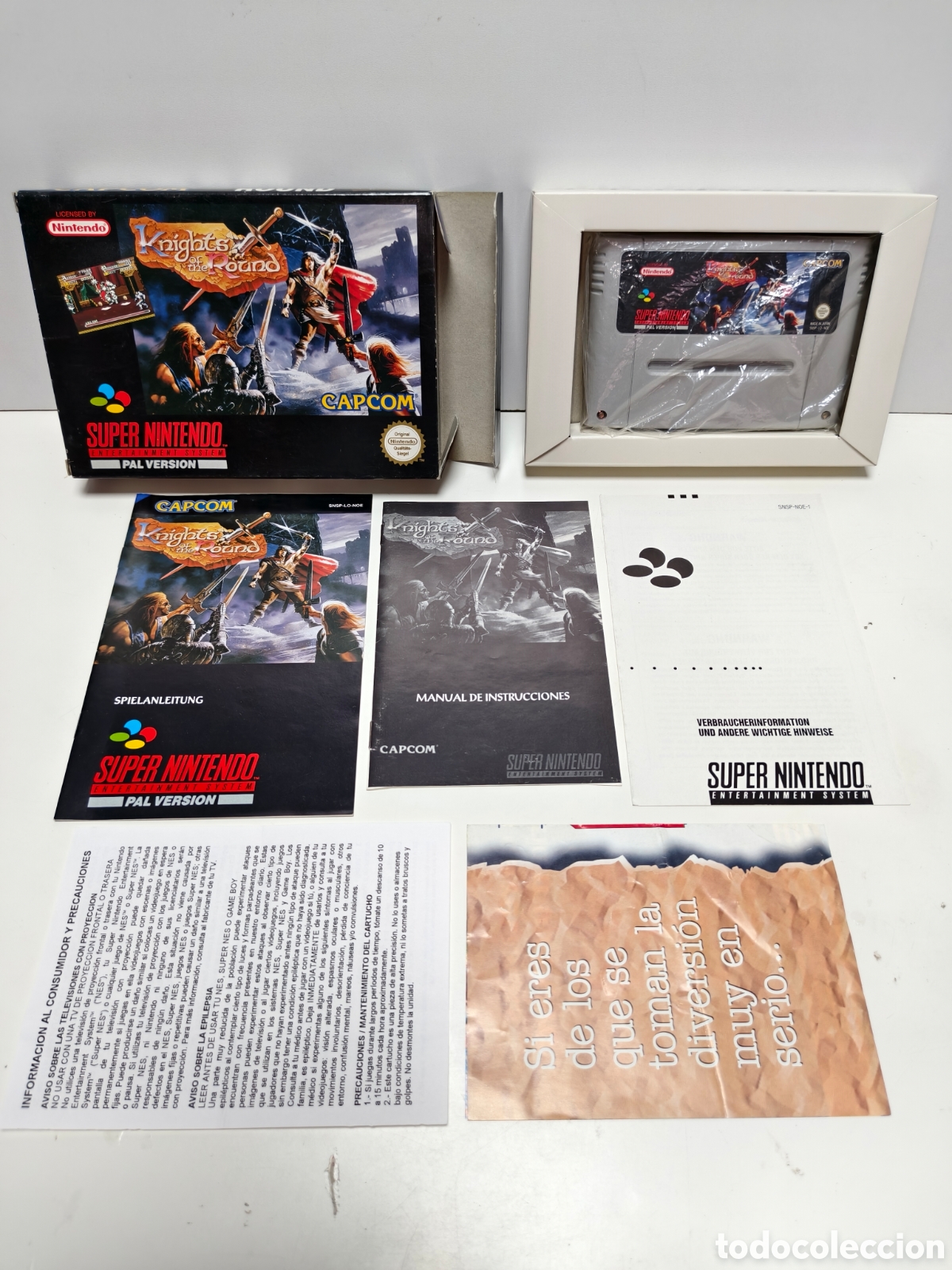 Videojuegos y consolas: Knights of the Round super nintendo SNES